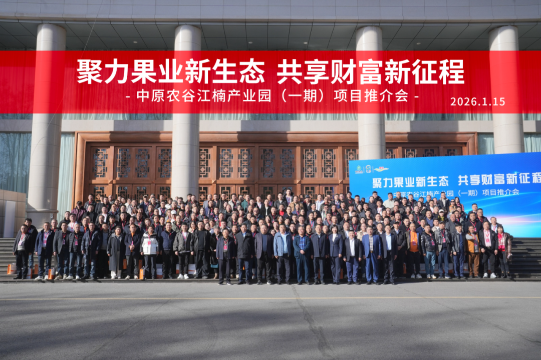 中原农谷江楠产业园推介会现场